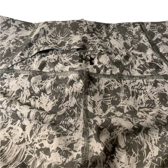 Athleisure Activewear Gray Floral Print Workout Pants Under Armour M - Picture 5 of 6